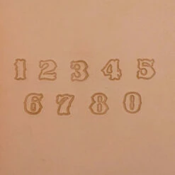 Stamp Set,Number,3/4",Standard