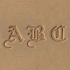 Old English Craftmaster Alphabet Stamp Set