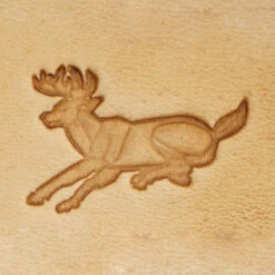 3D Stamp - Leaping Deer (Left)