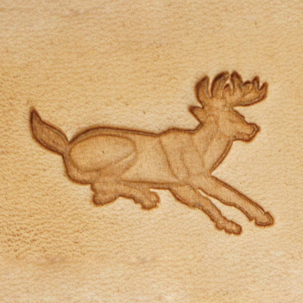 3D Stamp - Leaping Deer (Right) 3 3D Stamp - Leaping Deer (Right)