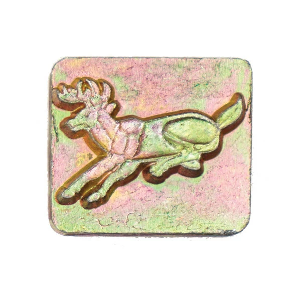 3D Stamp - Leaping Deer (Right) 4 3D Stamp - Leaping Deer (Right) - Image 2