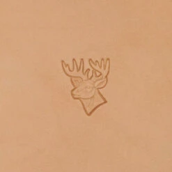 3D Stamp - Deer Head (Left)