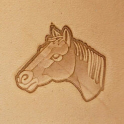 3D Stamp - Horse Head (Left)