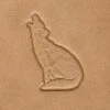 3D Stamp - Howling Coyote (Left)