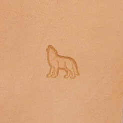 3D Stamp - Wolf (Left)
