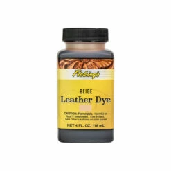 Fiebings Leather Dye - Beige, 4 Oz