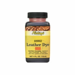 Fiebings Leather Dye - Orange, 4 Oz