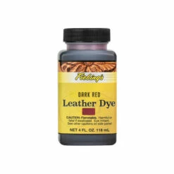 Fiebings Leather Dye - Dark Red, 4 Oz