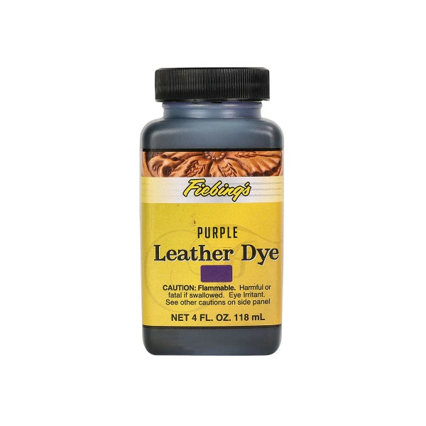 Fiebings Leather Dye - Purple, 4 Oz 3 Fiebings Leather Dye - Purple, 4 Oz