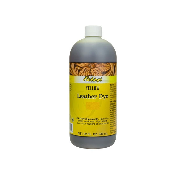Fiebings Leather Dye - Yellow, 32 Oz 3 Fiebings Leather Dye - Yellow, 32 Oz