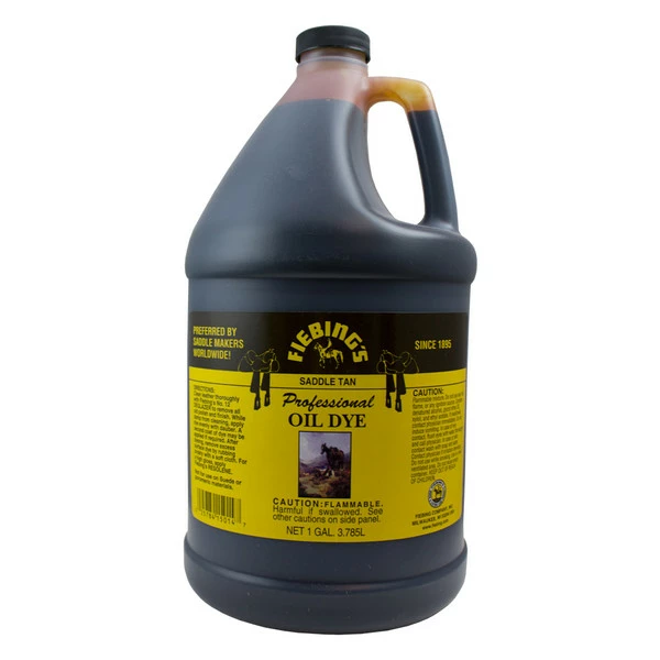 Fiebings Pro Dye - Saddle Tan, Gallon 3 Fiebings Pro Dye - Saddle Tan, Gallon
