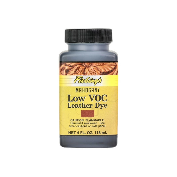 Fiebings Low VOC Leather Dye - Mahogany, 4 Oz 3 Fiebings Low VOC Leather Dye - Mahogany, 4 Oz