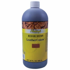 Fiebings LeatherColors Dye - Medium Brown, 32 Oz