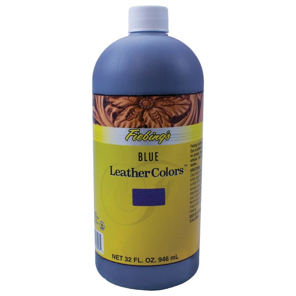 Fiebings LeatherColors Dye - Blue, 32 Oz 3 Fiebings LeatherColors Dye - Blue, 32 Oz