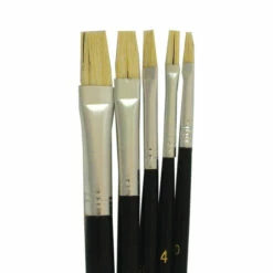 Brush Set,Flat Asst,5 Pk