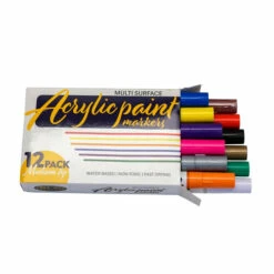 SLC Acrylic Paint Marker 12 Pack -Home Tools Sales 2024 APMS.Standard.01