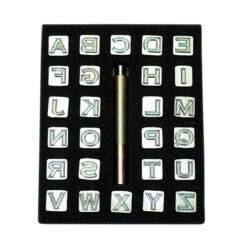 Open Face Craftmaster Alphabet Stamp Set -Home Tools Sales 2024 HDW003.SLC .3